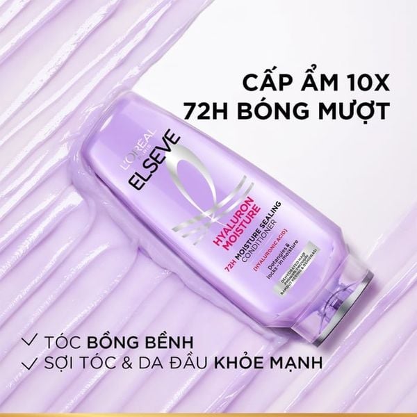 Dầu Xả Loreal Elseve 72H Hyaluron Conditioner