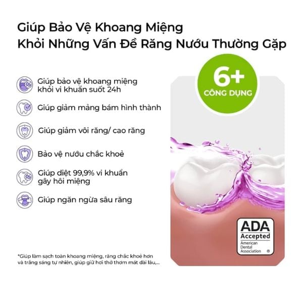 Nước Súc Miệng Listerine Total Care Zero Alcohol Mouthwash