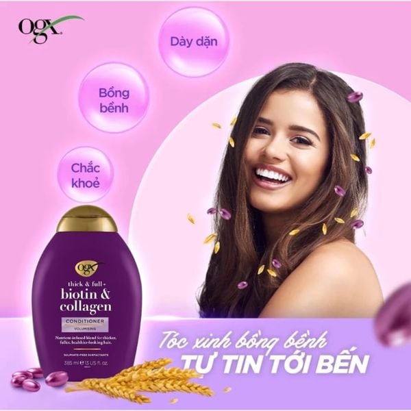 Dầu Xả OGX Biotin & Collagen Conditioner