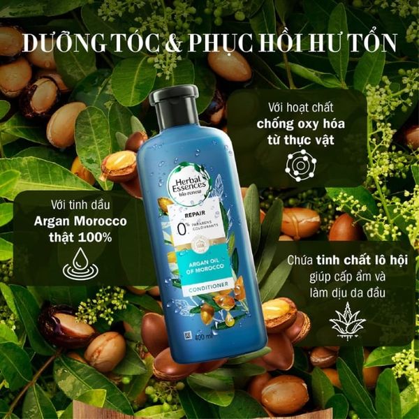 Dầu Xả Phục Hồi Tư Tổn Herbal Essences Argan Oil Of Morocco Conditioner