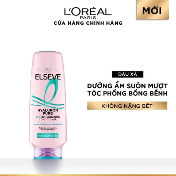 Dầu Xả Loreal Elseve 72H Hyaluron Conditioner