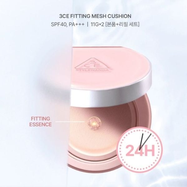 Phấn Nước 3CE Fitting Mesh Cushion