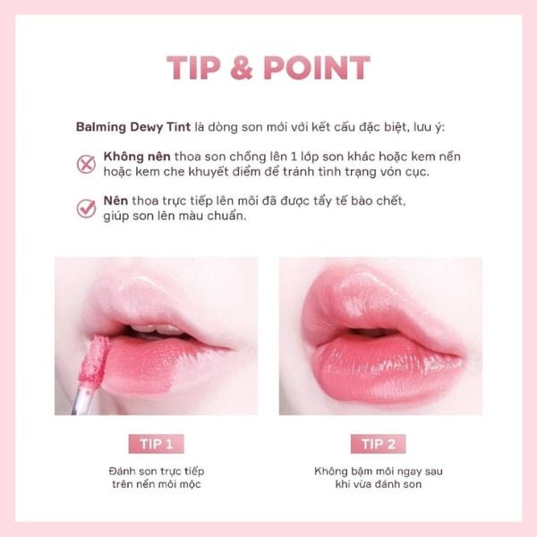 Son Nhung Bóng Lì Lilybyred Balming Dewy Tint