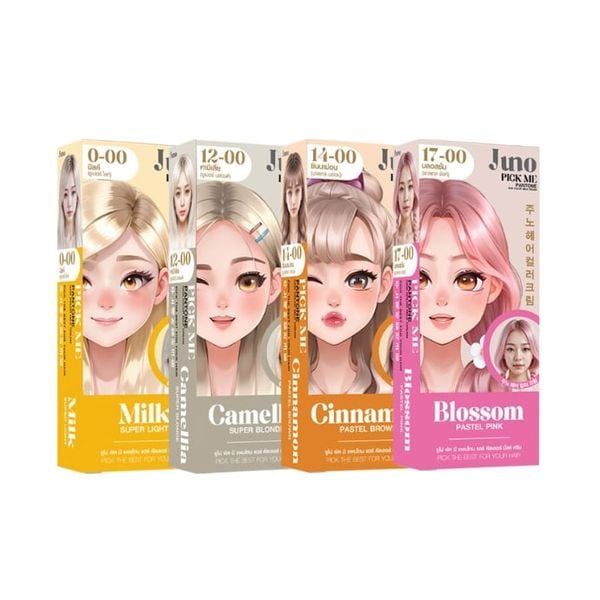 Thuốc Nhuộm Tóc Juno Pick Me Pantone Hair Color Milk Cream