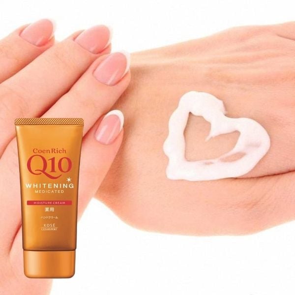 Kem Dưỡng Ẩm Da Tay Kose Coen Rich Q10 Whitening Moisture Cream