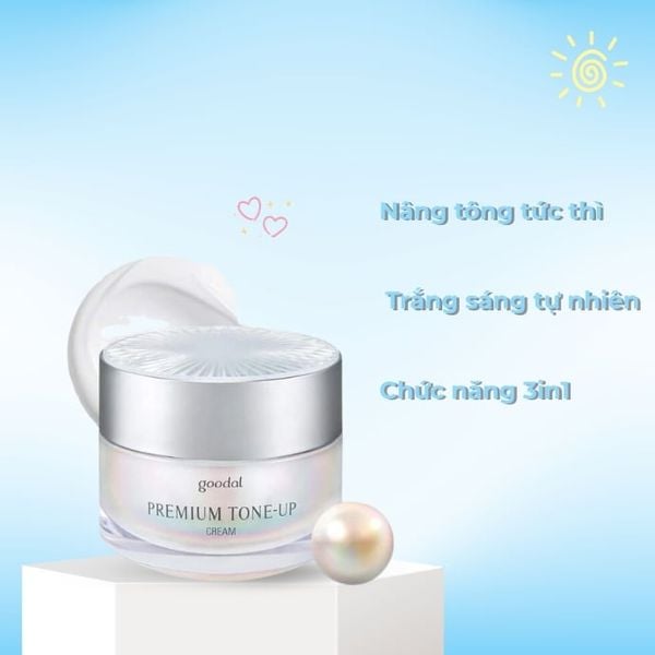 Kem Ốc Sên Dưỡng Trắng Goodal Premium Tone Up Cream (Mẫu Mới)