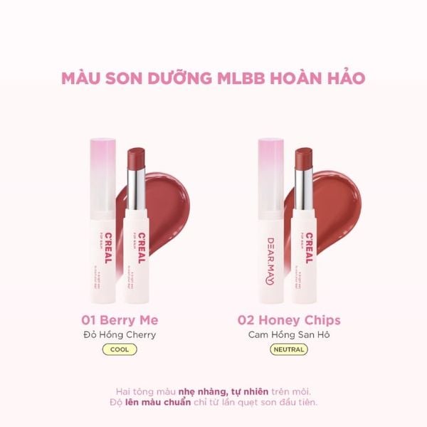 Son Dưỡng Môi Dearmay C'real Pop Balm