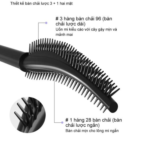 Mascara Làm Cong Dài Và Tơi Mi Ukiss Phoenix Tail Slim Curl Mascara