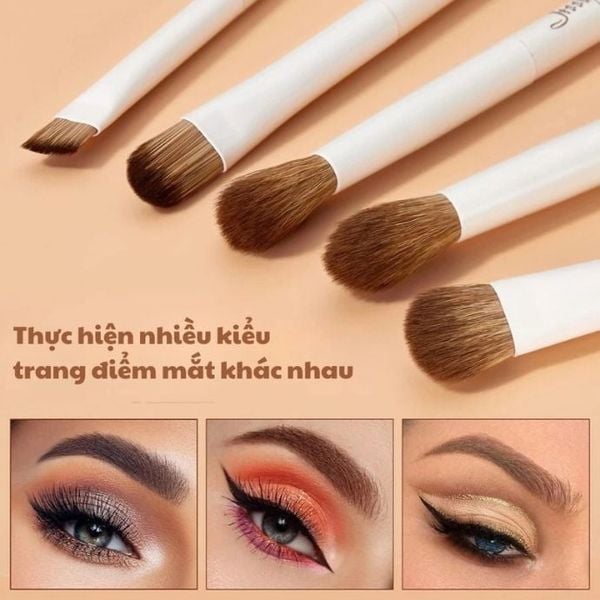 Bộ Cọ Trang Điểm Toàn Diện 14 Cây Màu Xám Jessup Comprehensive Collection Light Gray T329