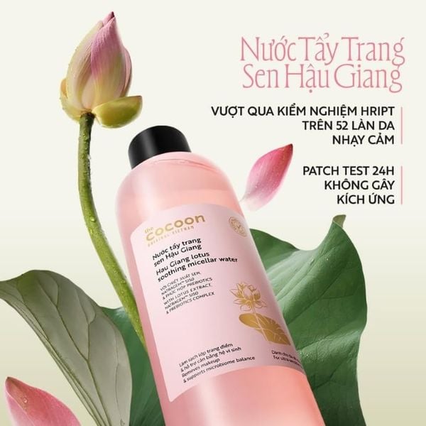 Nước Tẩy Trang Cocoon Sen Hậu Giang