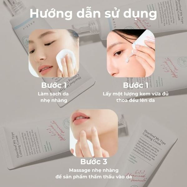 Kem Dưỡng Dịu Da Axis-Y Hearleaf My Type Calming Cream