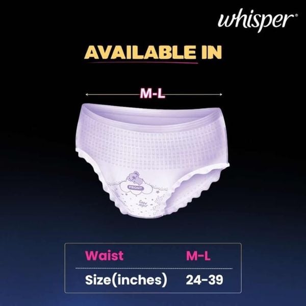 Whisper Worry Free Period Panty