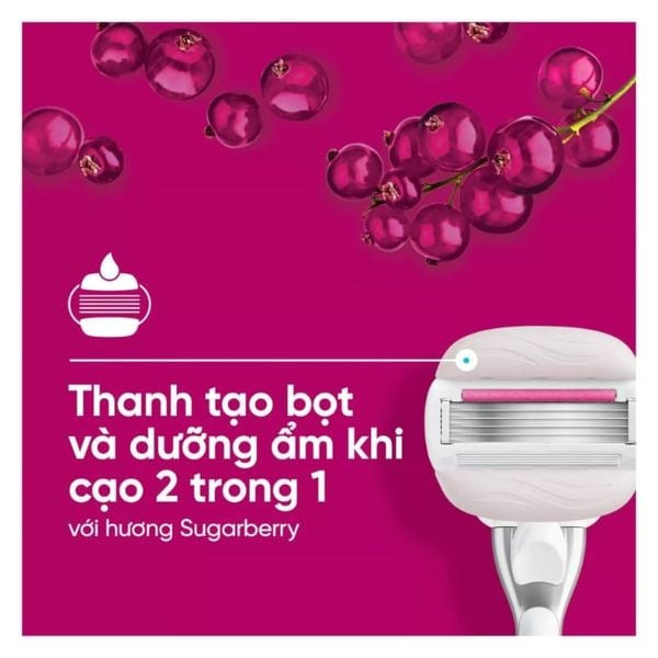 Hộp 4 Lưỡi Dao Cạo Venus Olay Moisture Bars For Smooth Glowing Skins