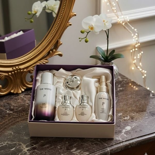 Bộ Sản Phẩm 5 Món The Whoo Set Serum Bichup Ur Youth 90 Set