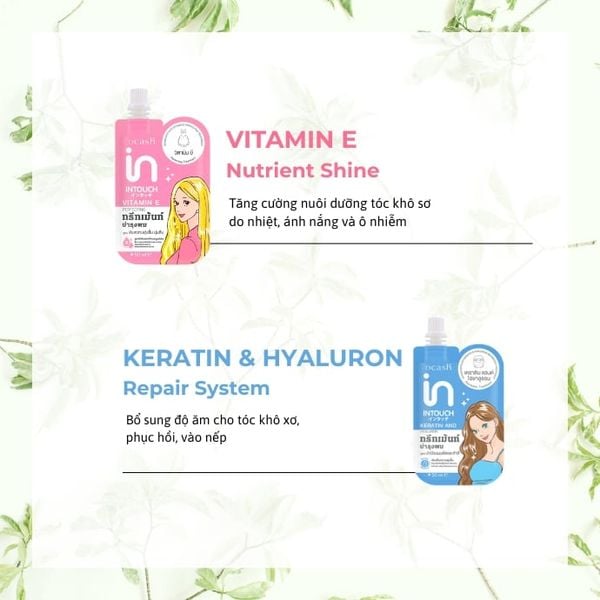 Kem Ủ Tóc Hấp Dầu Dcash Intouch Vitamin E Perfecting Treatment