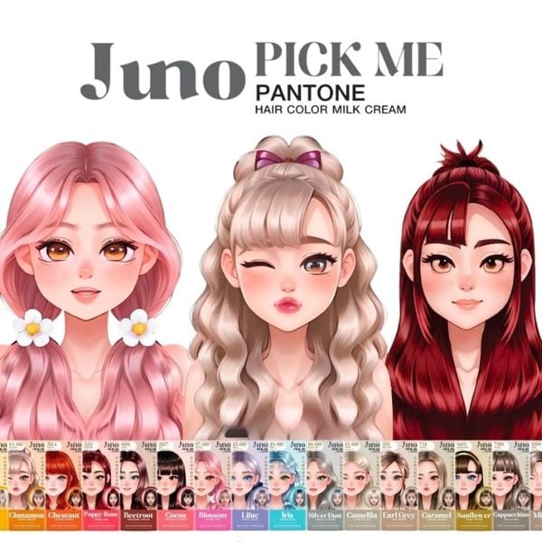 Thuốc Nhuộm Tóc Juno Pick Me Pantone Hair Color Milk Cream