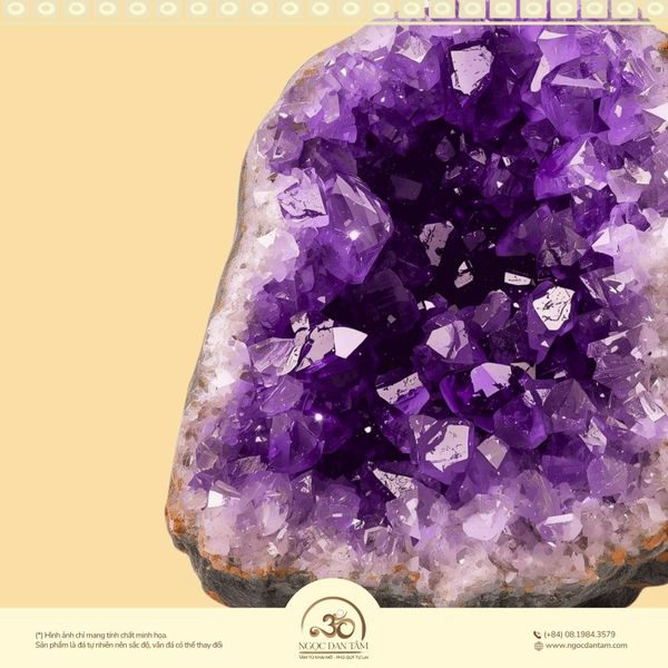 Thạch Anh Tím phương thuốc an thần từ tần số rung động cao