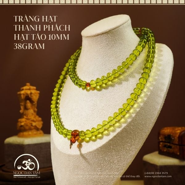 Tràng Hạt THANH PHÁCH HẠT TÁO 10MM 38GRAM