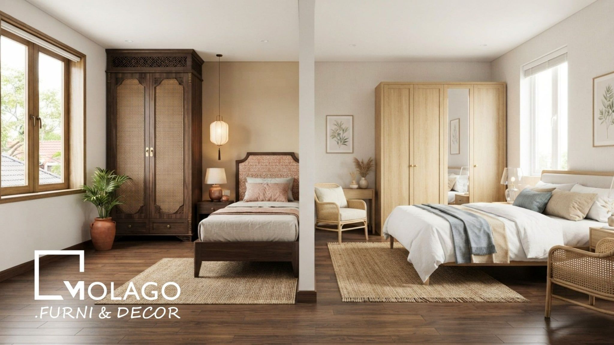 Các Phong Cách & Xu Hướng Tủ Quần Áo Đẹp, Hiện Đại