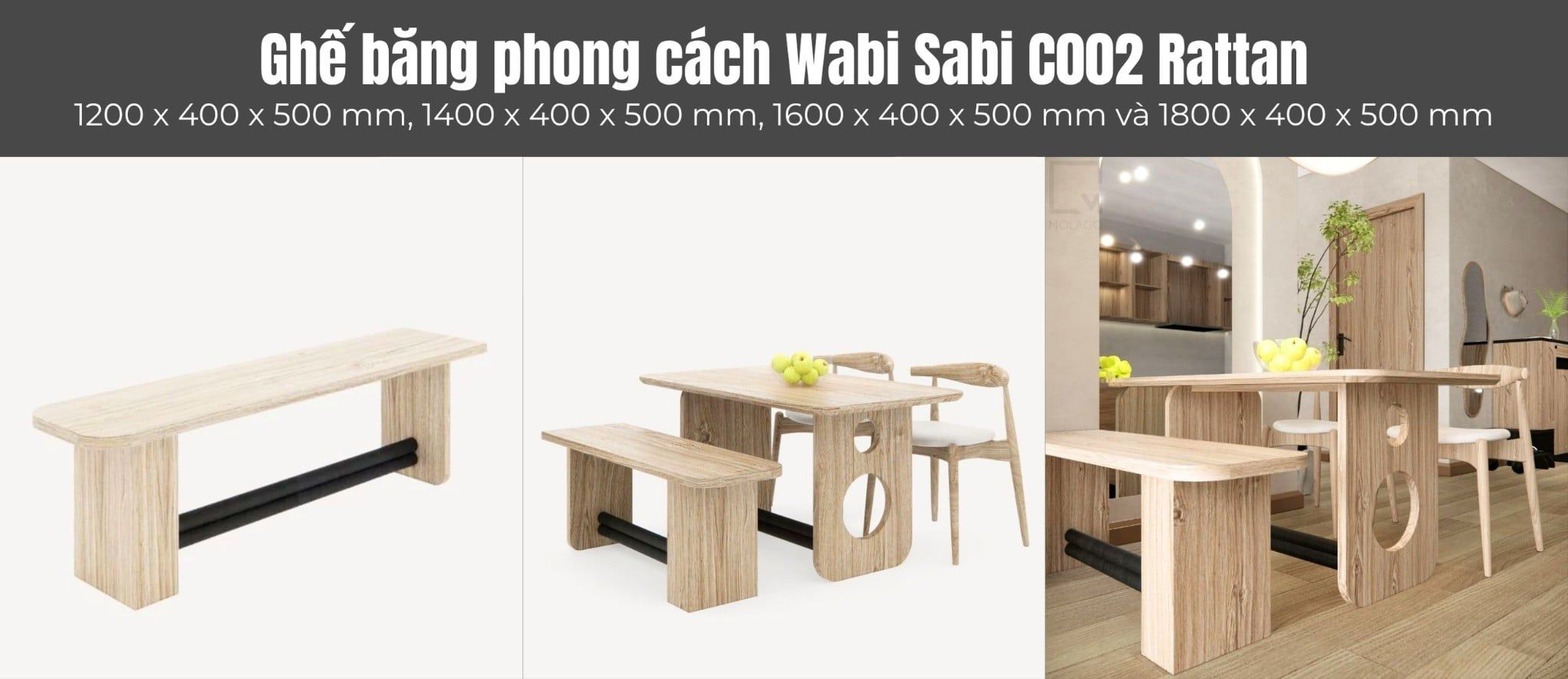 Bàn ghế ăn cho nhà phố