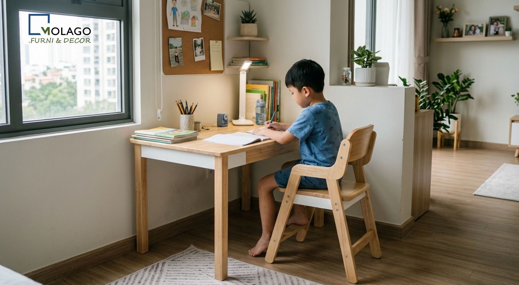 Kích Thước Bàn Học Tiêu Chuẩn Theo Chiều Cao