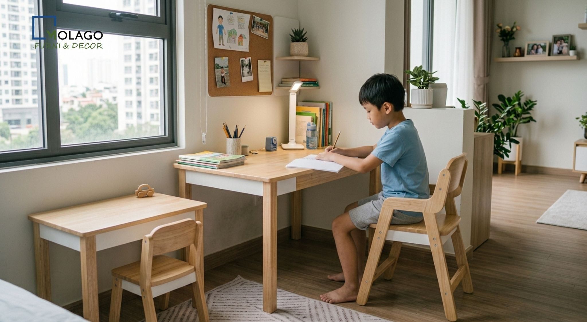 Kích Thước Bàn Học Tiêu Chuẩn Theo Chiều Cao