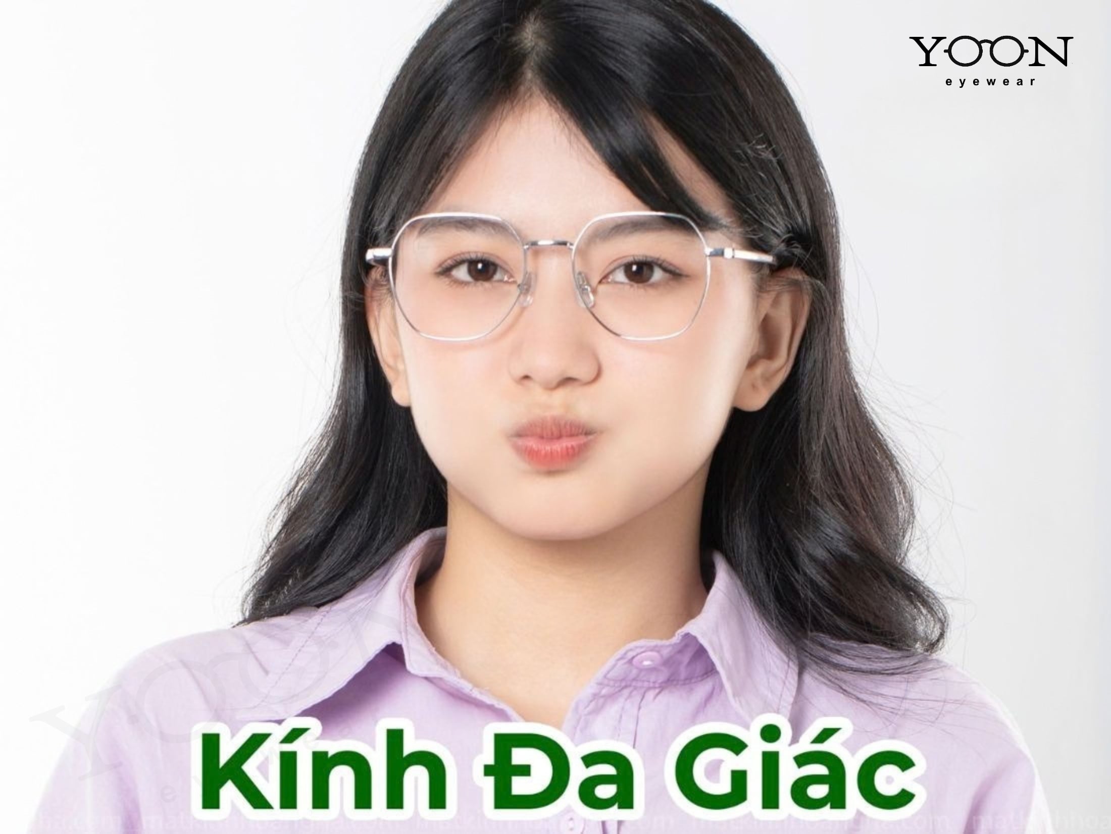 Kính Đa Giác Có Hợp Với Mặt Trái Xoan?