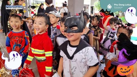 HALLOWEEN “TREAT NOT TRICK” – NGÀY HỘI NGẬP TRÀN NỤ CƯỜI TẠI PHU DONG LOTUS KINDERGARTEN