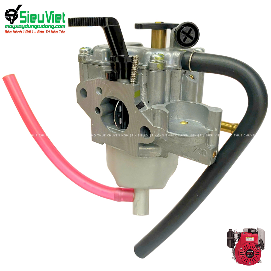 Bộ chế hòa khí (bình xăng con) động cơ xăng GXR120
