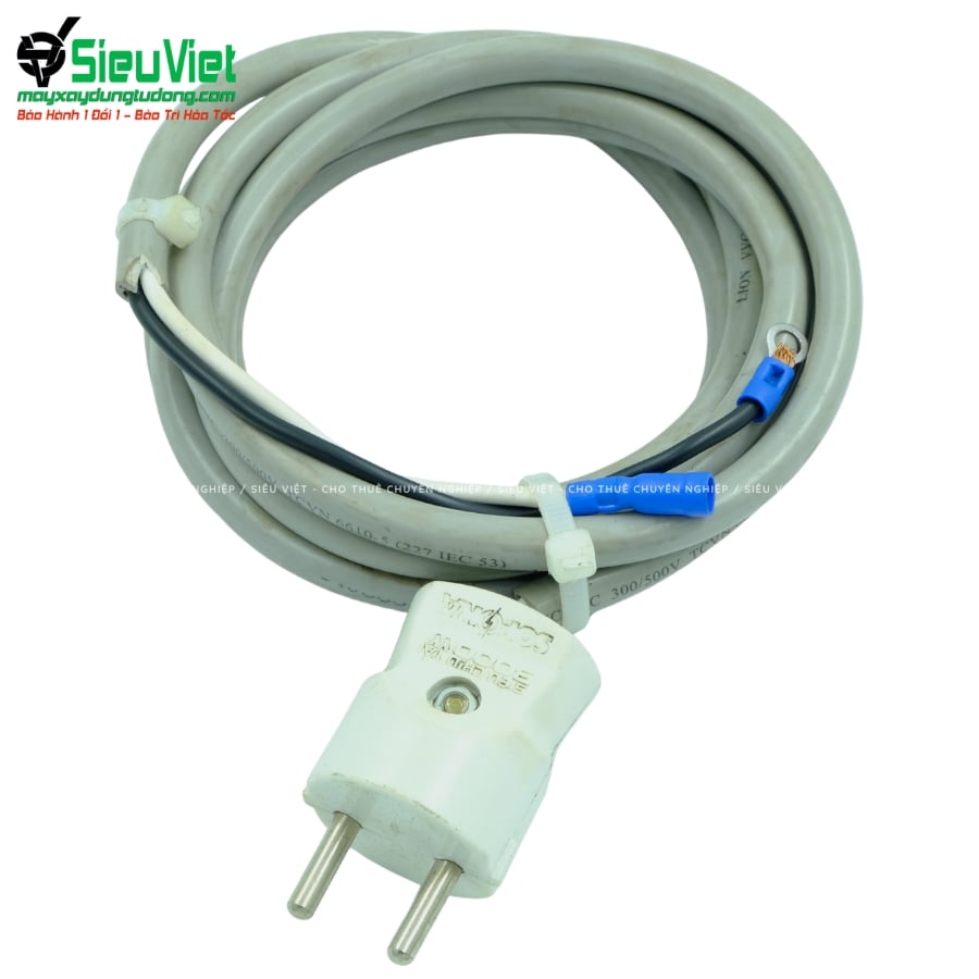 Dây nguồn 1 pha 2.5mm máy cắt uốn sắt thủy lực cầm tay