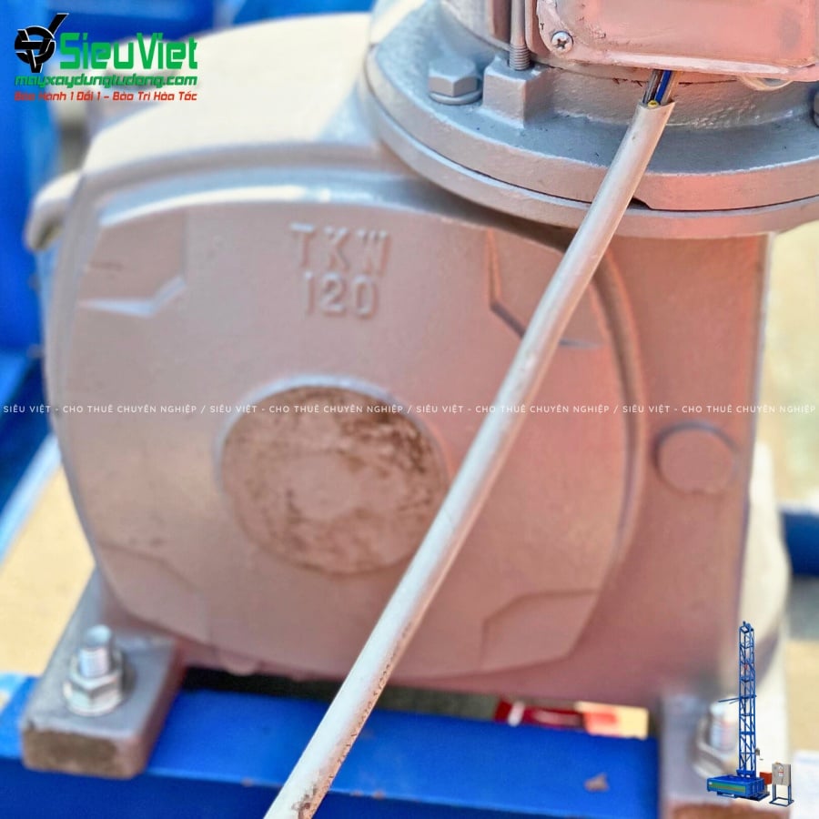 Hộp số vận thăng nâng hàng VTSV300 size 120