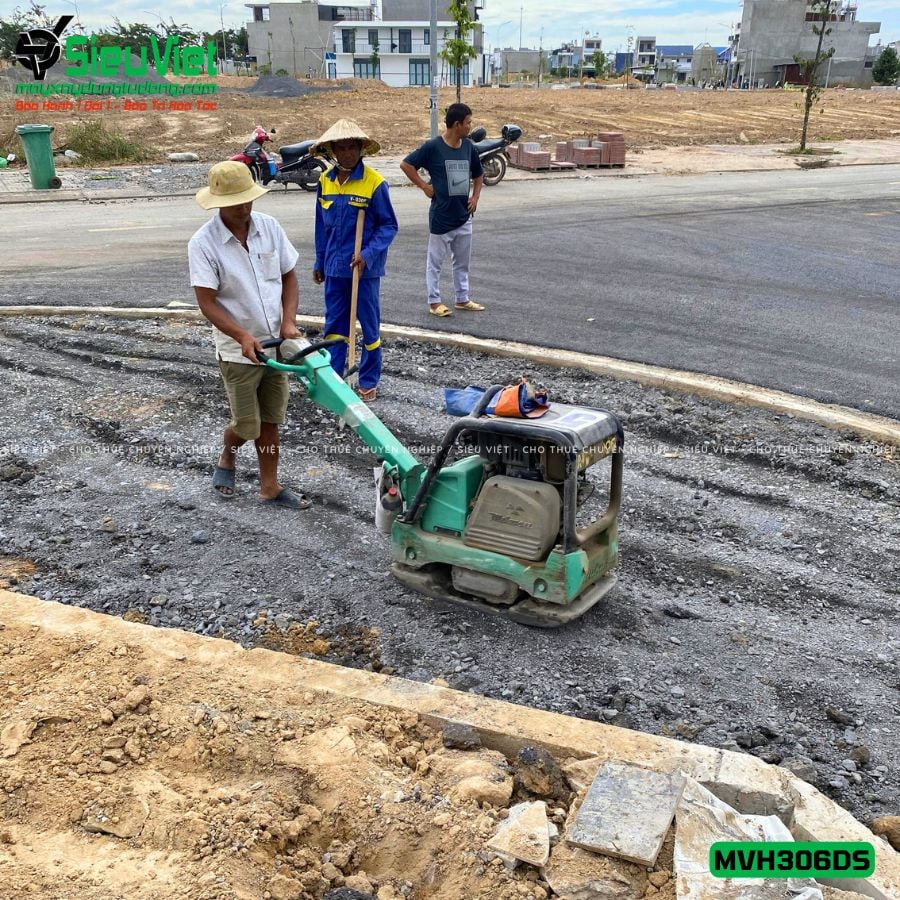 Máy đầm bàn thủy lực Mikasa MVH306DS