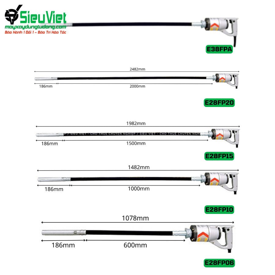 Máy đầm dùi cầm tay