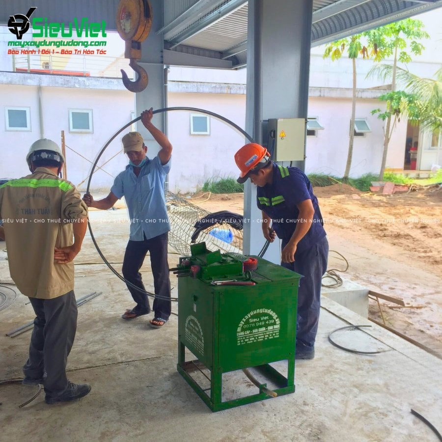 Máy uốn đai tròn phi 25