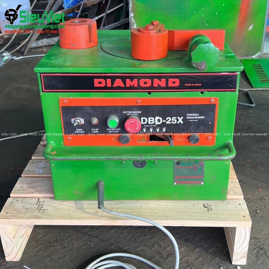 Máy uốn sắt DBD-25X Diamond Nhật Bản sau khi sửa