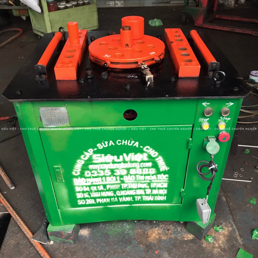 Máy uốn sắt GW45 Trung Quốc sau khi sửa
