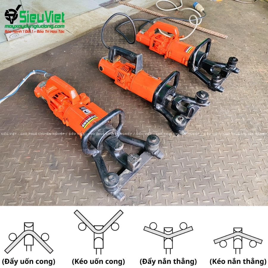 Máy uốn sắt thủy lực cầm tay