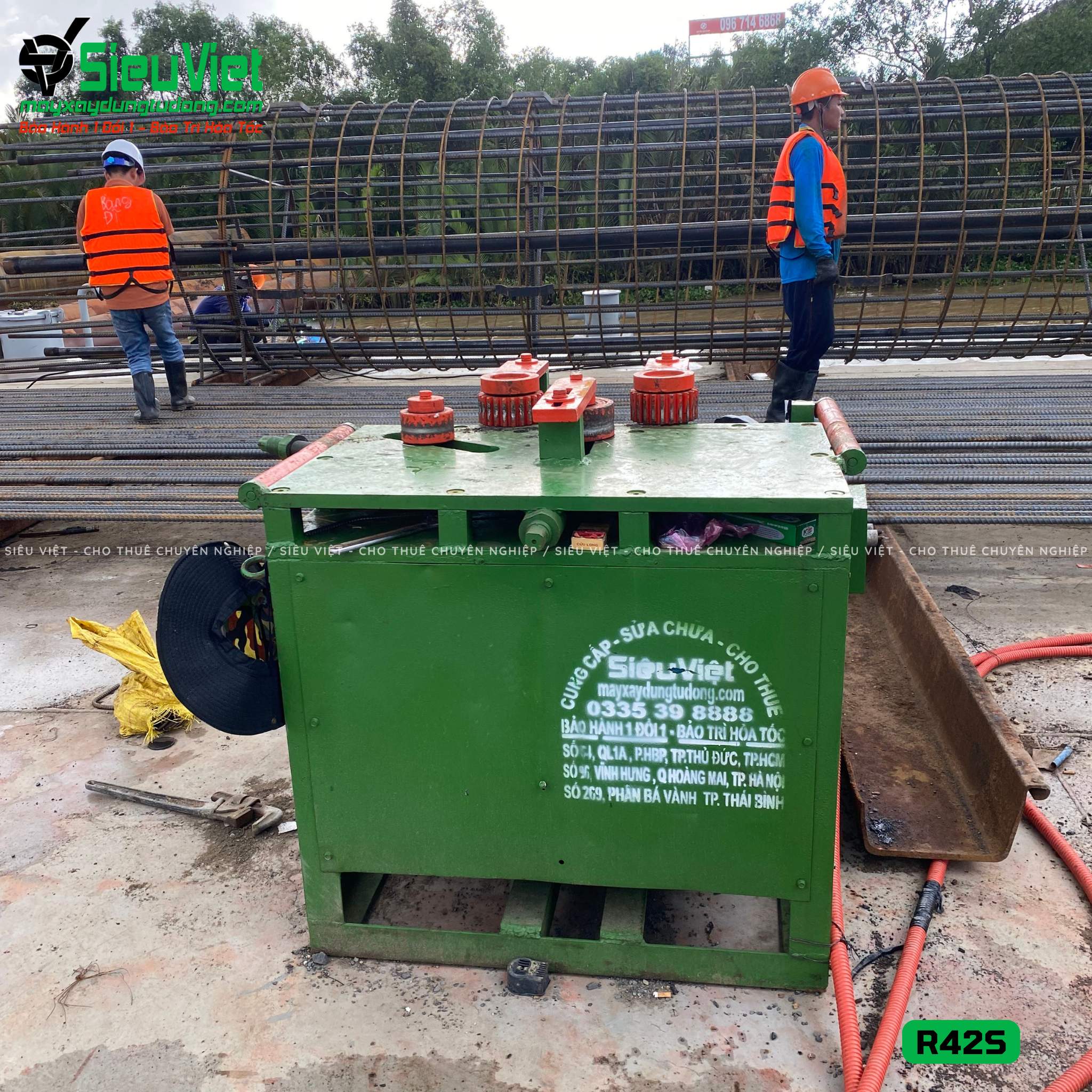 Chi tiết máy uốn đai tròn R42S Việt Nam cũ
