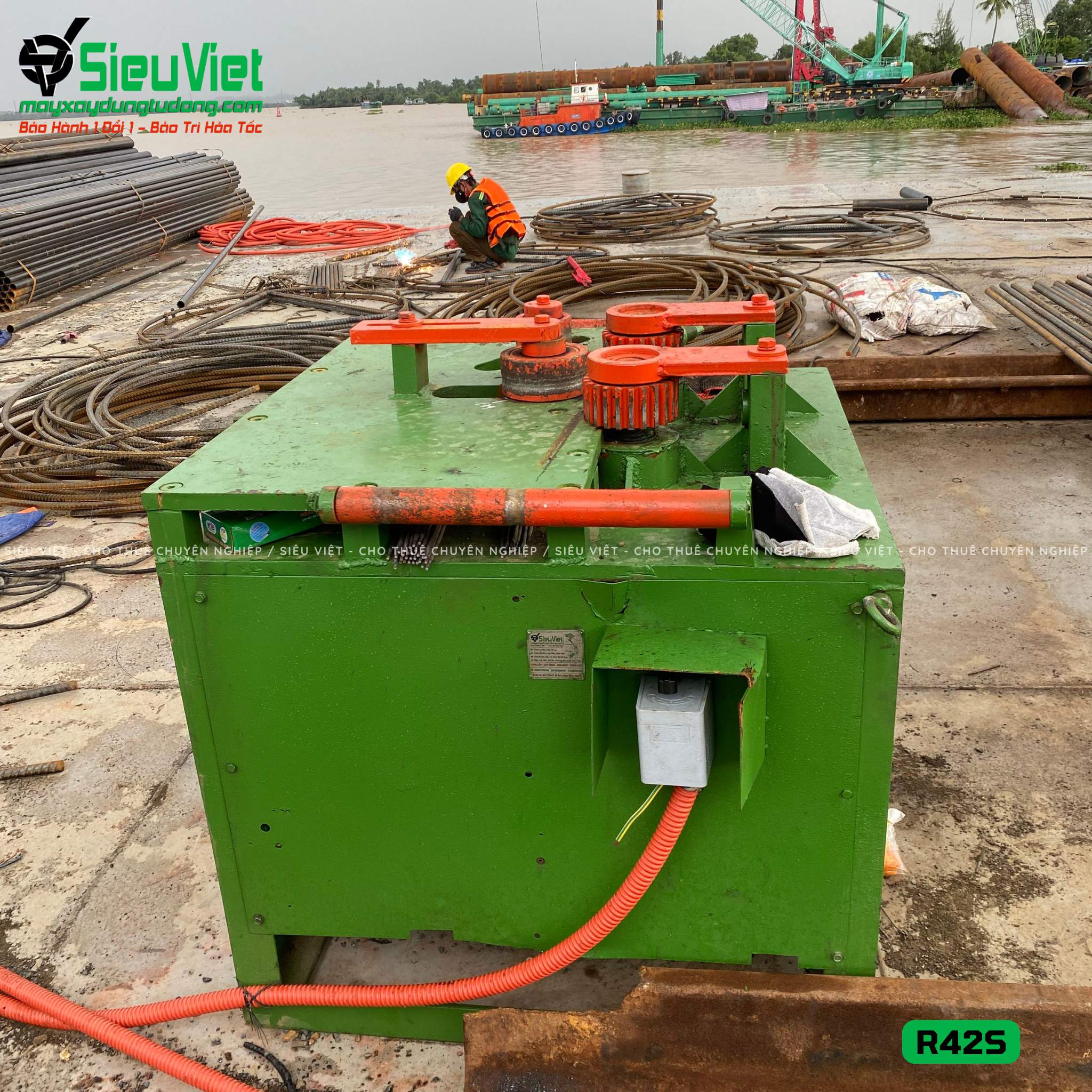 Chi tiết máy uốn đai tròn R42S Việt Nam cũ