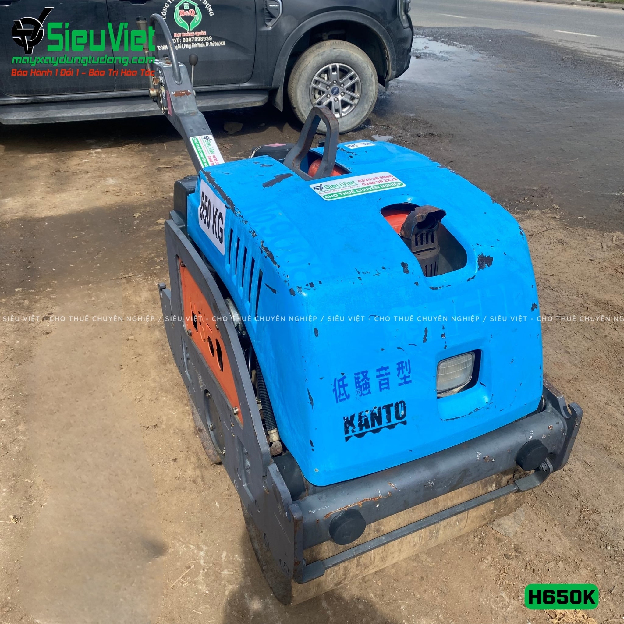 Xe lu rung dắt tay 675kg Kanto H650K Nhật Bản (650380)