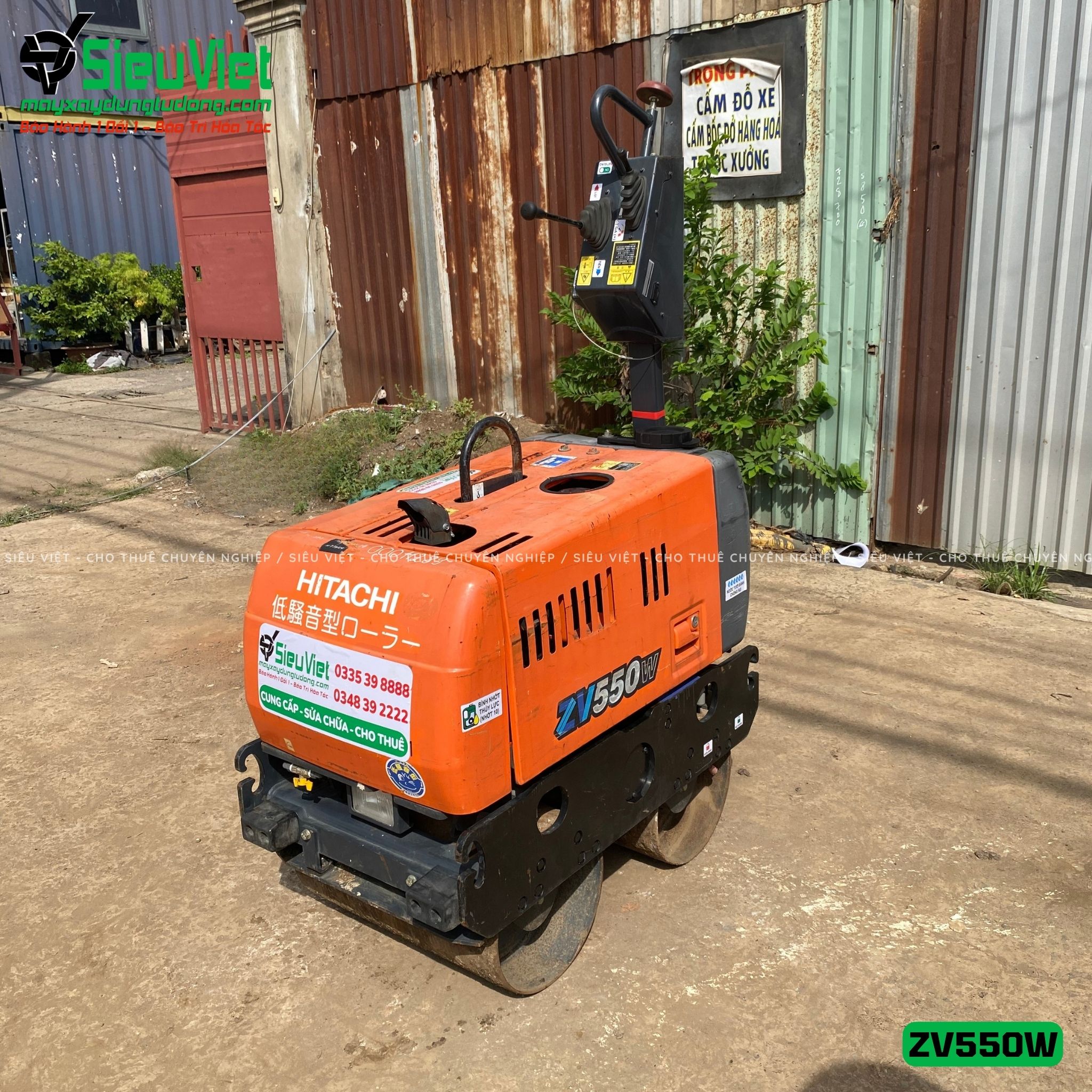 Xe lu rung dắt tay Hitachi ZV550W