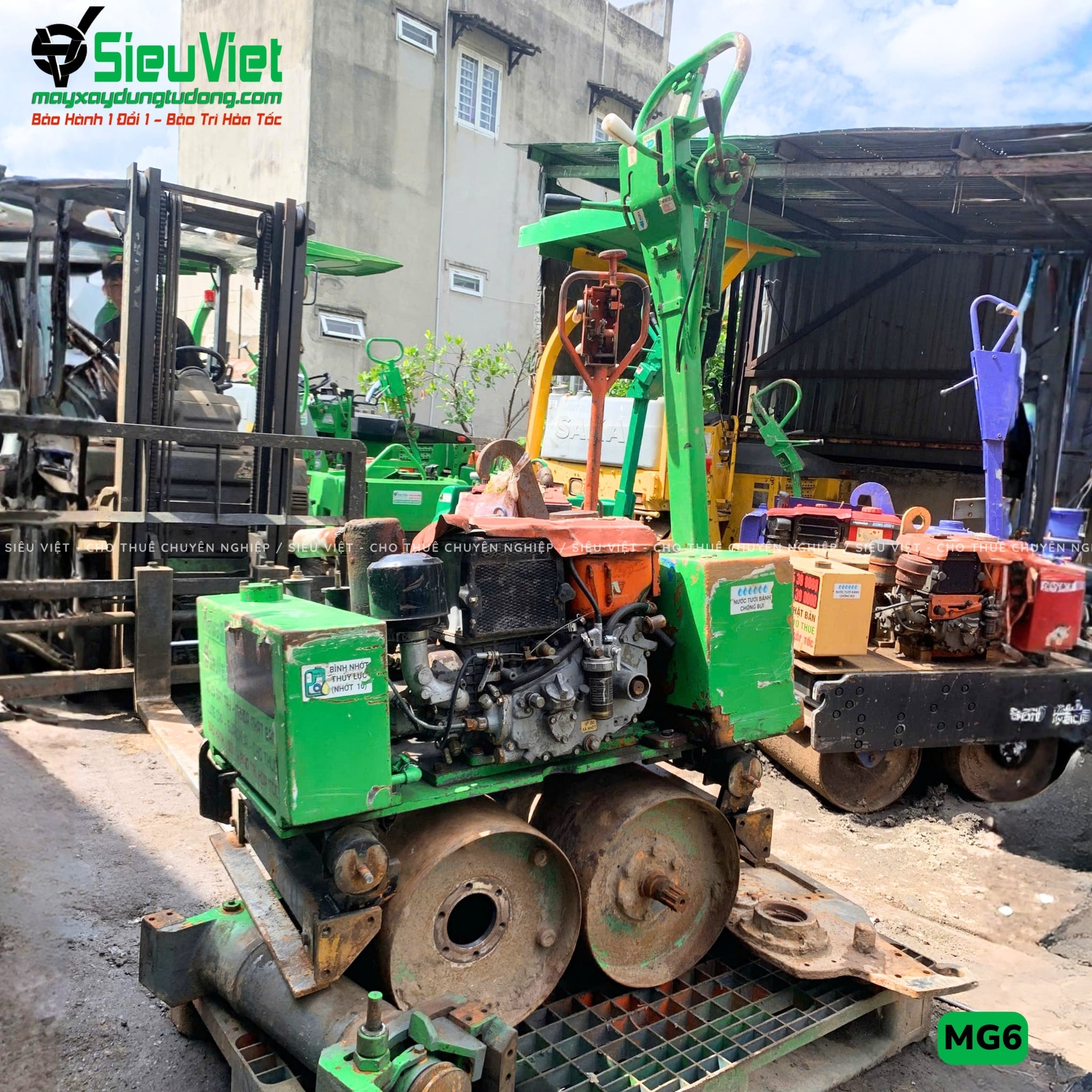 Xe lu rung dắt tay Meiwa MG6