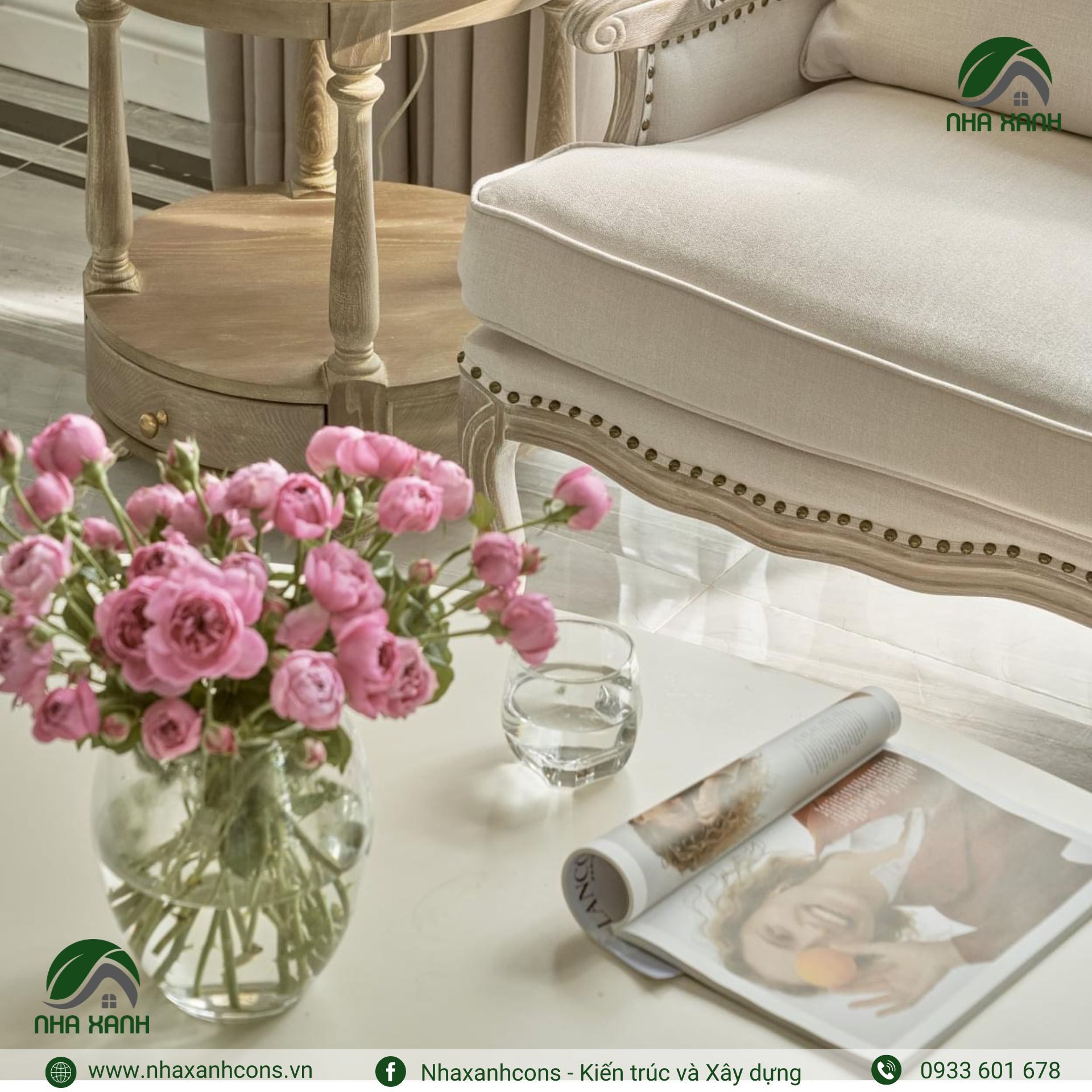 Thiết kế thi công biệt thự tân cổ điển 2 tầng