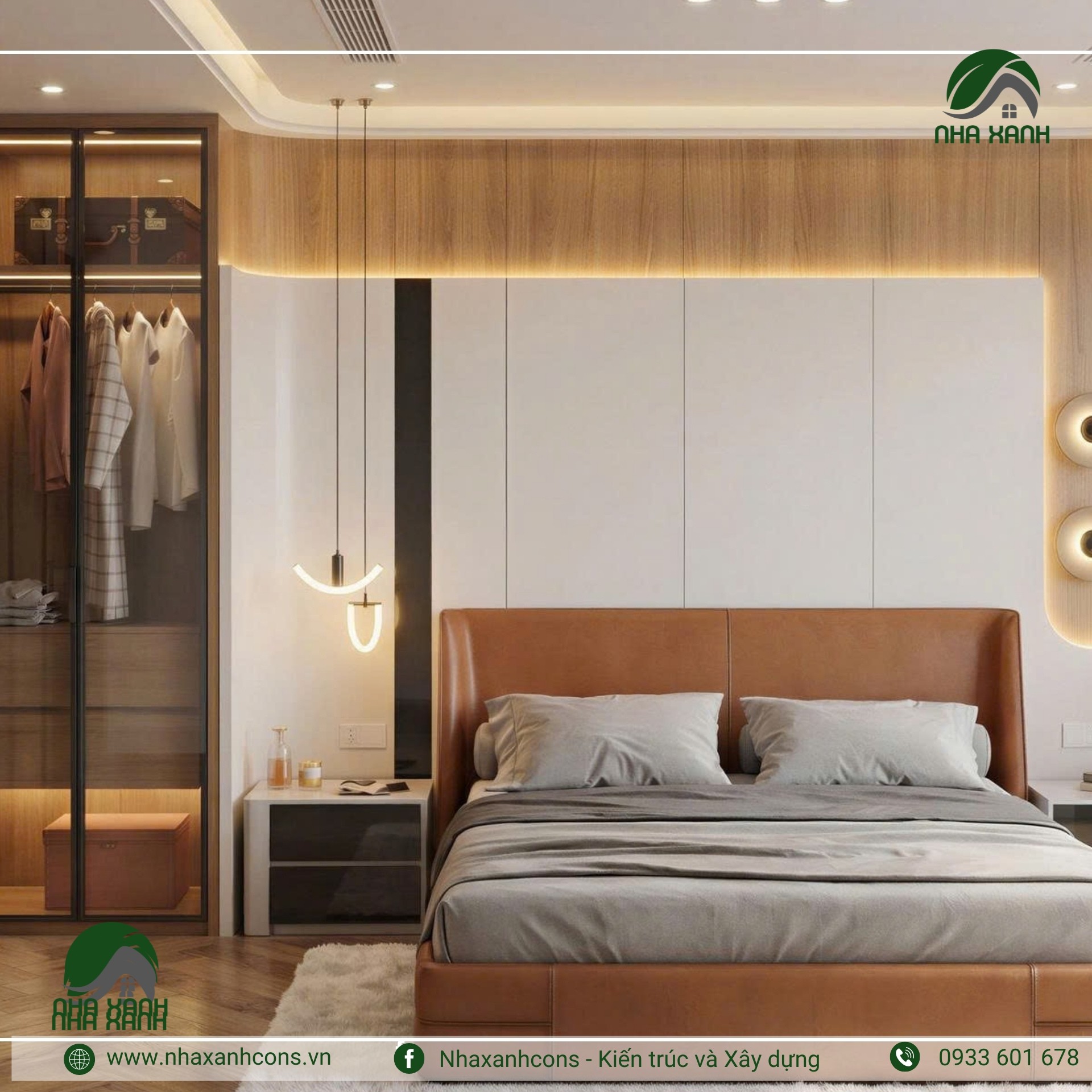 Thiết kế nội thất phòng ngủ cho chung cư The 9 Stellars – TP. Thủ Đức