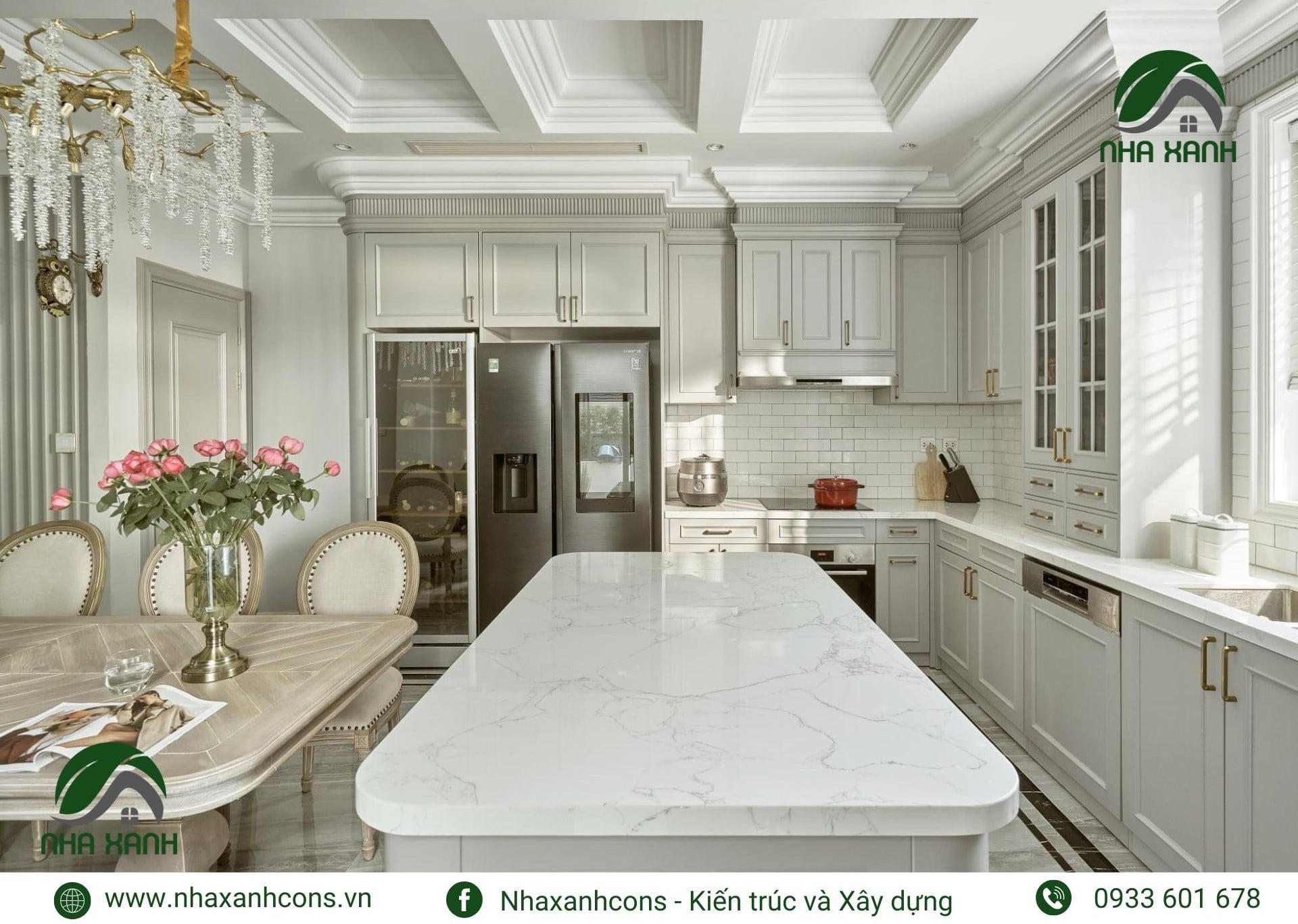 nội thất biệt thự tân cổ điển