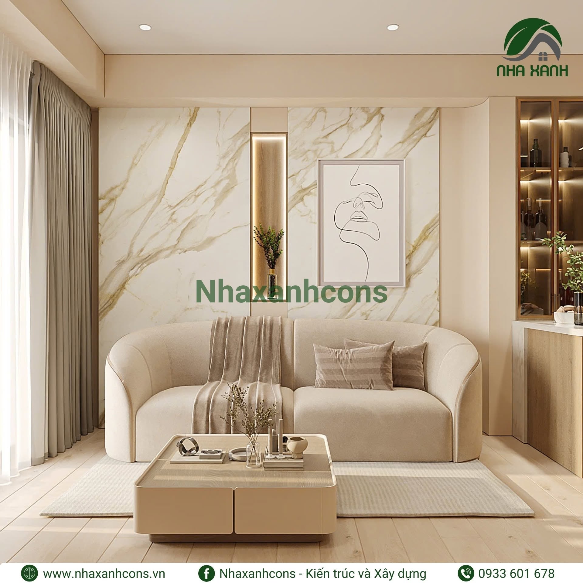 Phong cách thiết kế nội thất chung cư King Crown Infinity