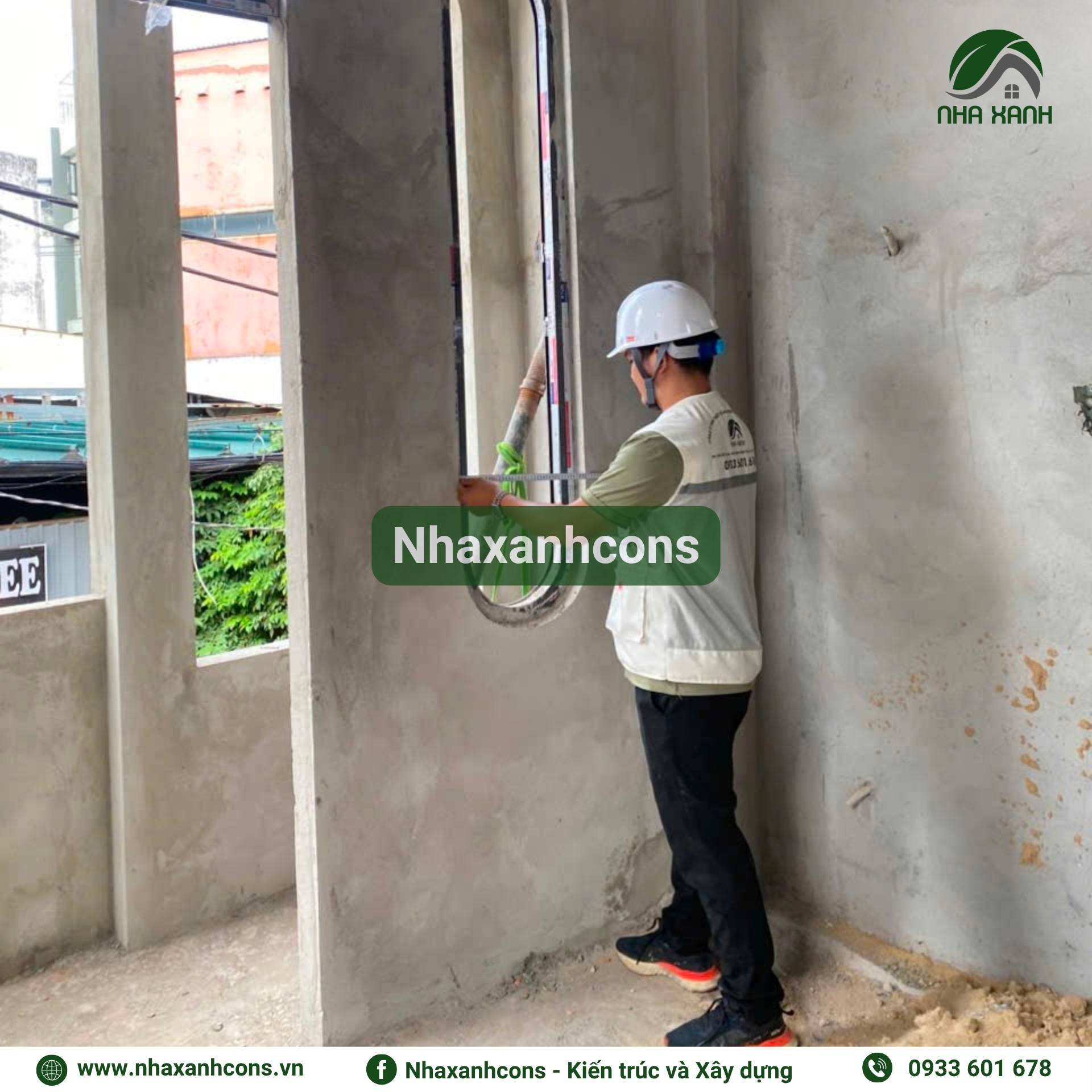 Thi công phần thô nhà phố 4 tầng