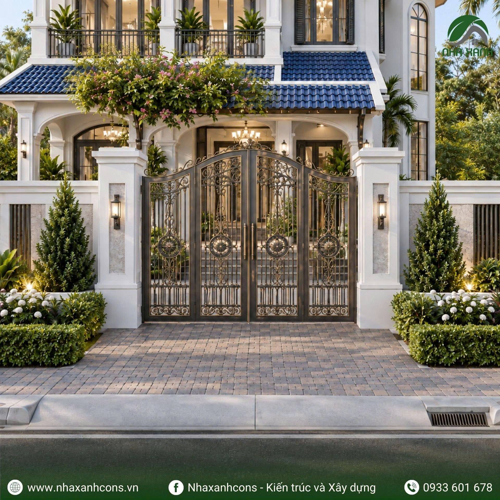 Thiết kế biệt thự 2 tầng tại An Giang