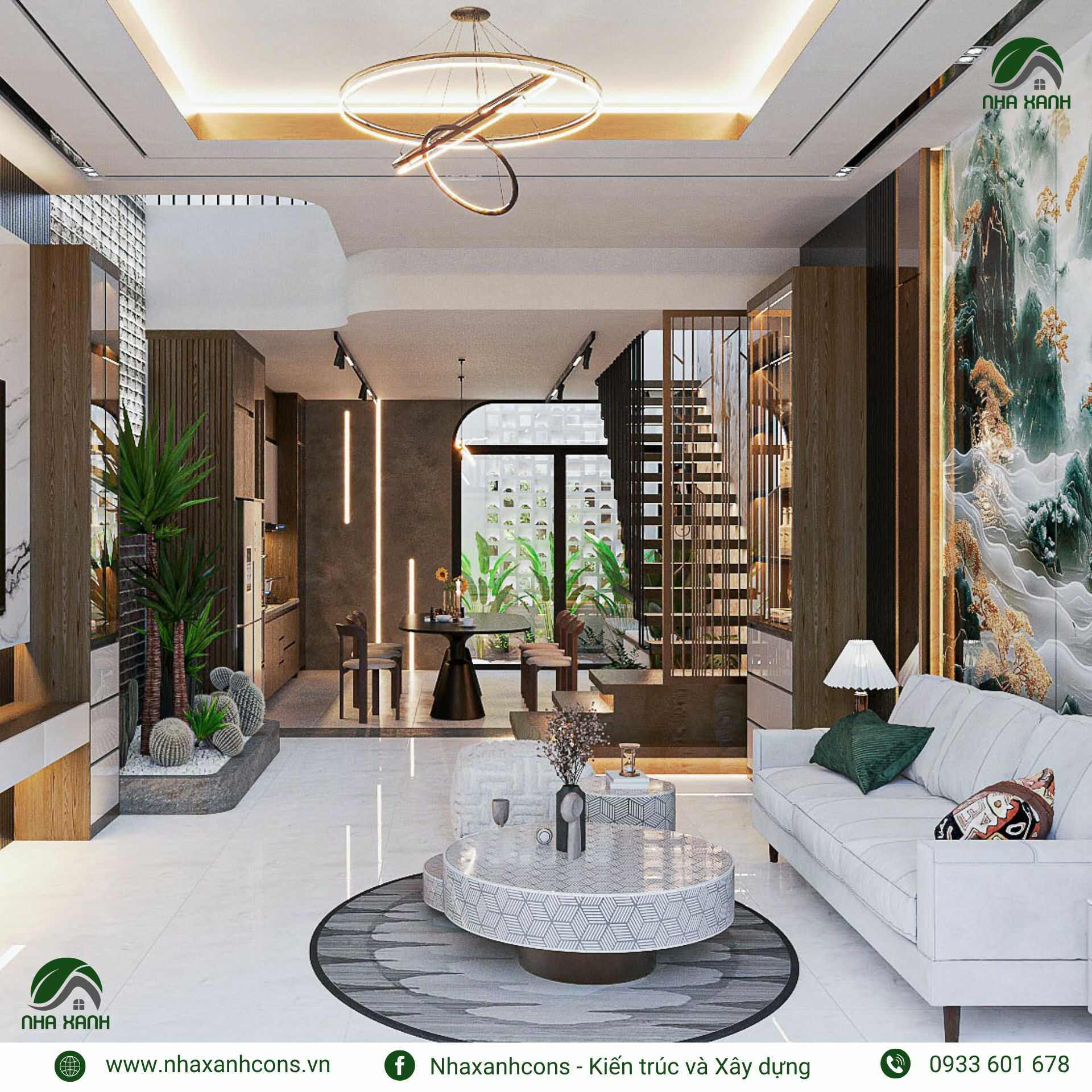 Thiết kế nội thất nhà phố đẹp