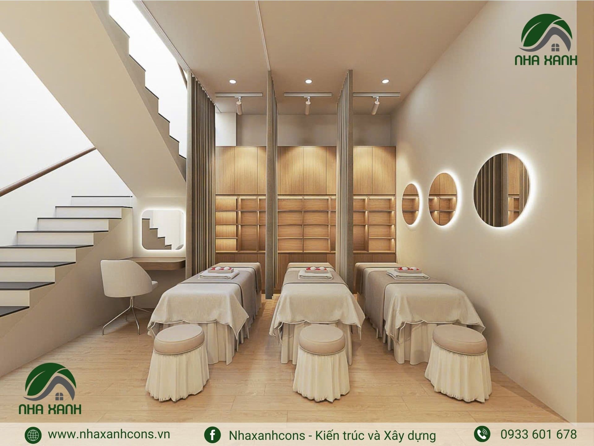 Thiêt kế nội thất spa tại TPHCM